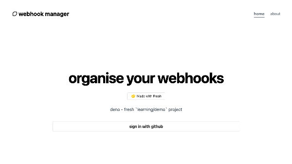 Webhook Manager